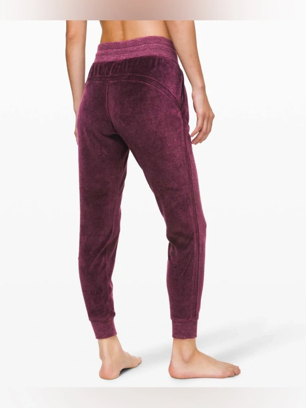 lululemon Warm Down Velour Jogger Heathered Artic Plum Size 6